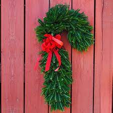 Fresh Pine Candy Canes with handtied bow.
